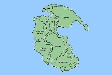 континенты Земли