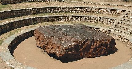 Метеорит, упавший в Намибии 