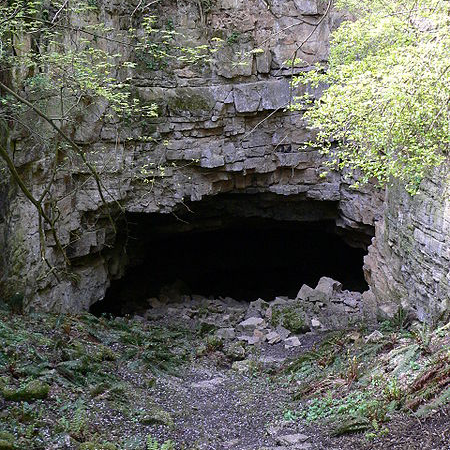 Пещера в горах Германии