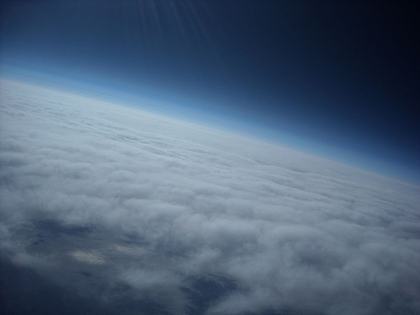 Атмосфера Земли из космоса